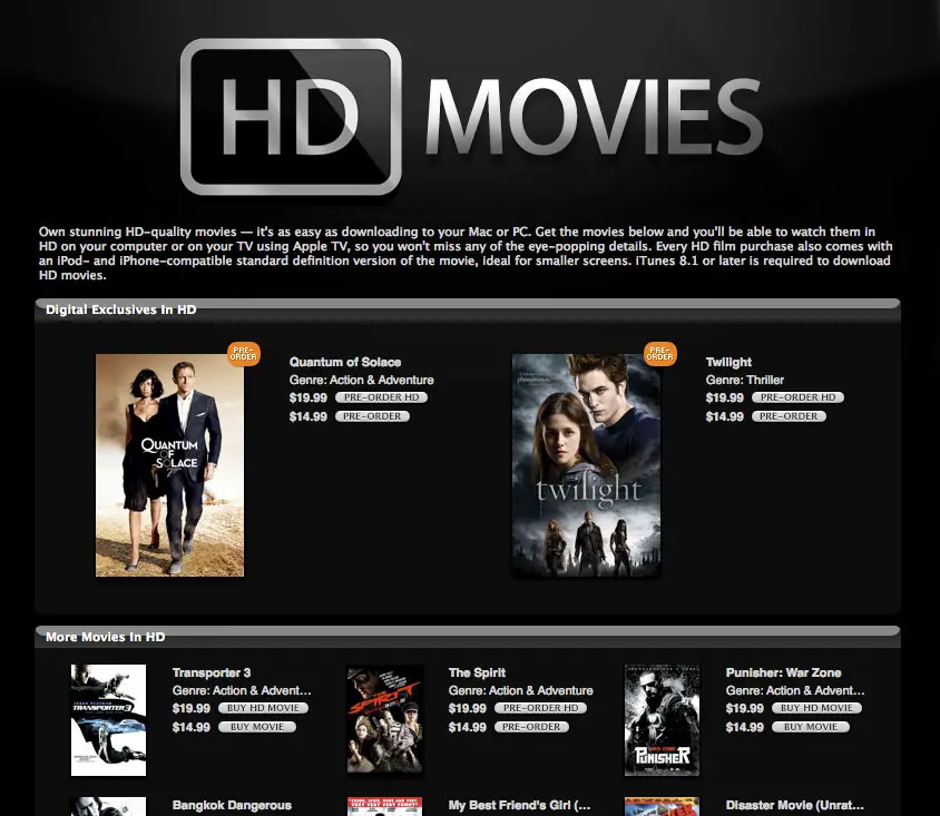 download hd movies itunes