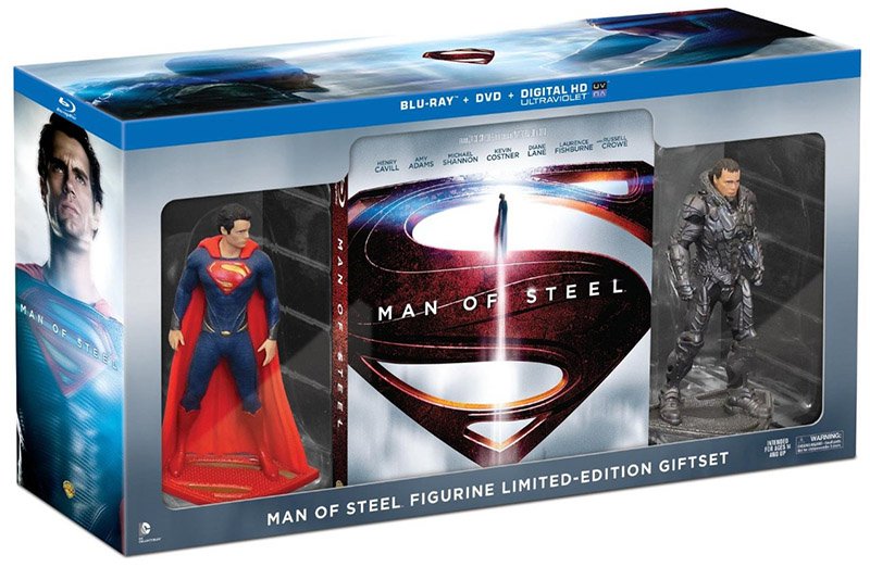 Man of Steel Limited Edition Gift Set with Collectible Figurine