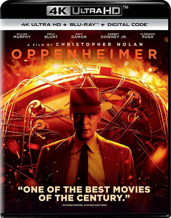 Oppenheimer 4k Blu-ray case