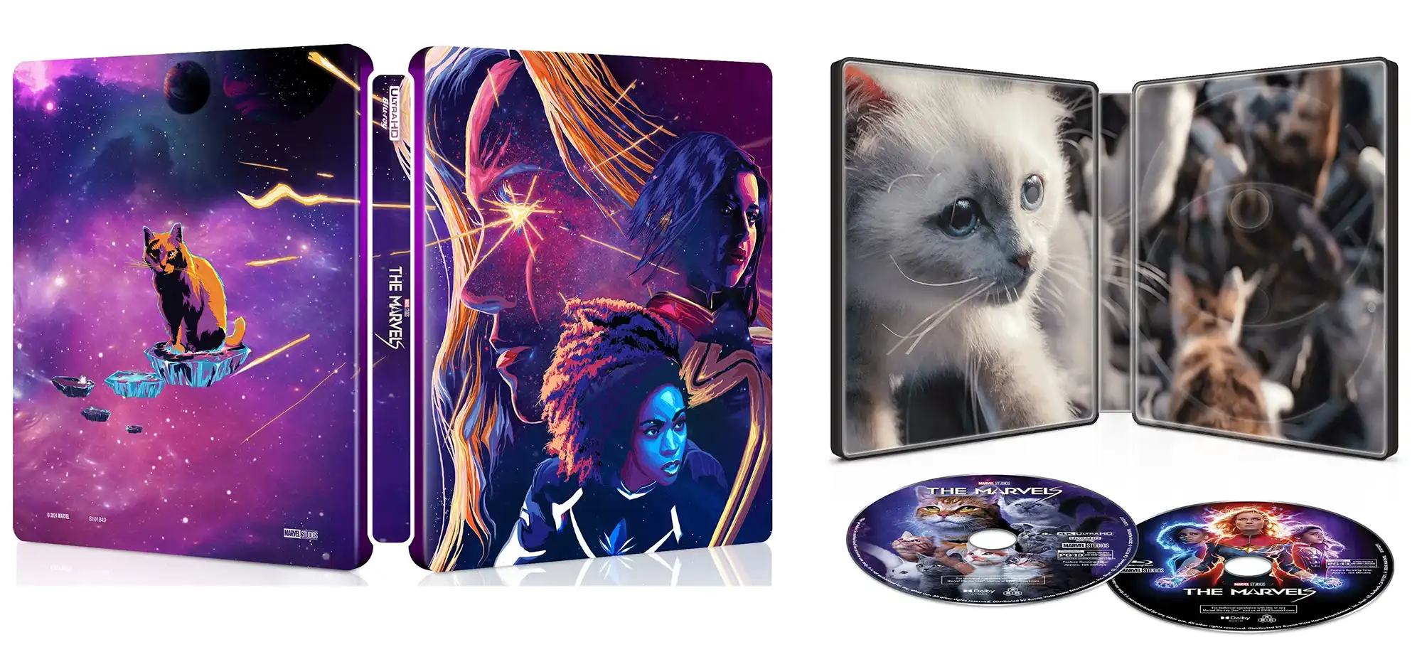 The Marvels (2023) 4k Blu-ray Exclusive Walmart SteelBook