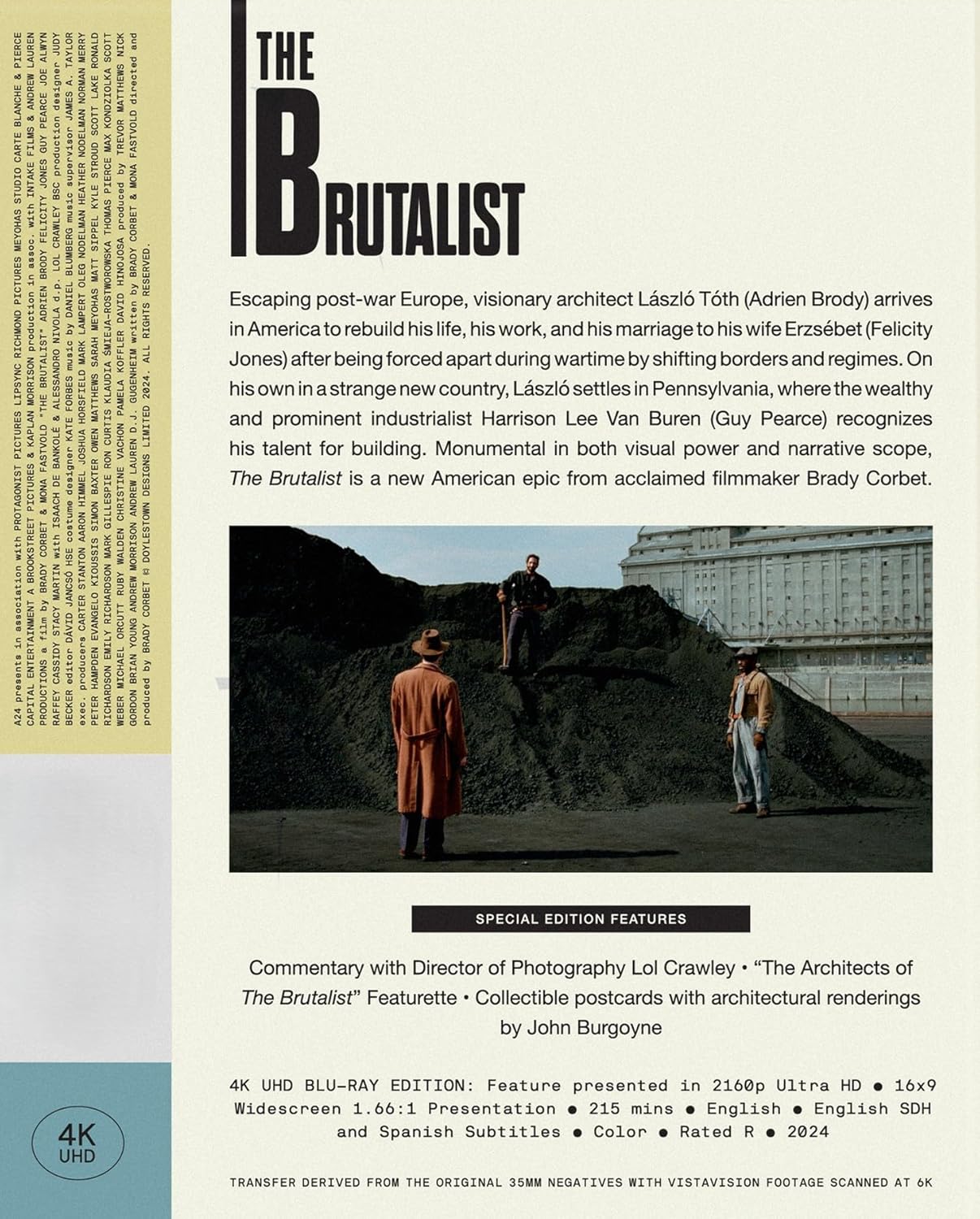The Brutalist 4k UHD specs
