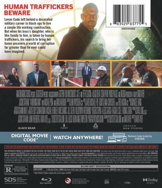 A Working Man (2025) Blu-ray specs