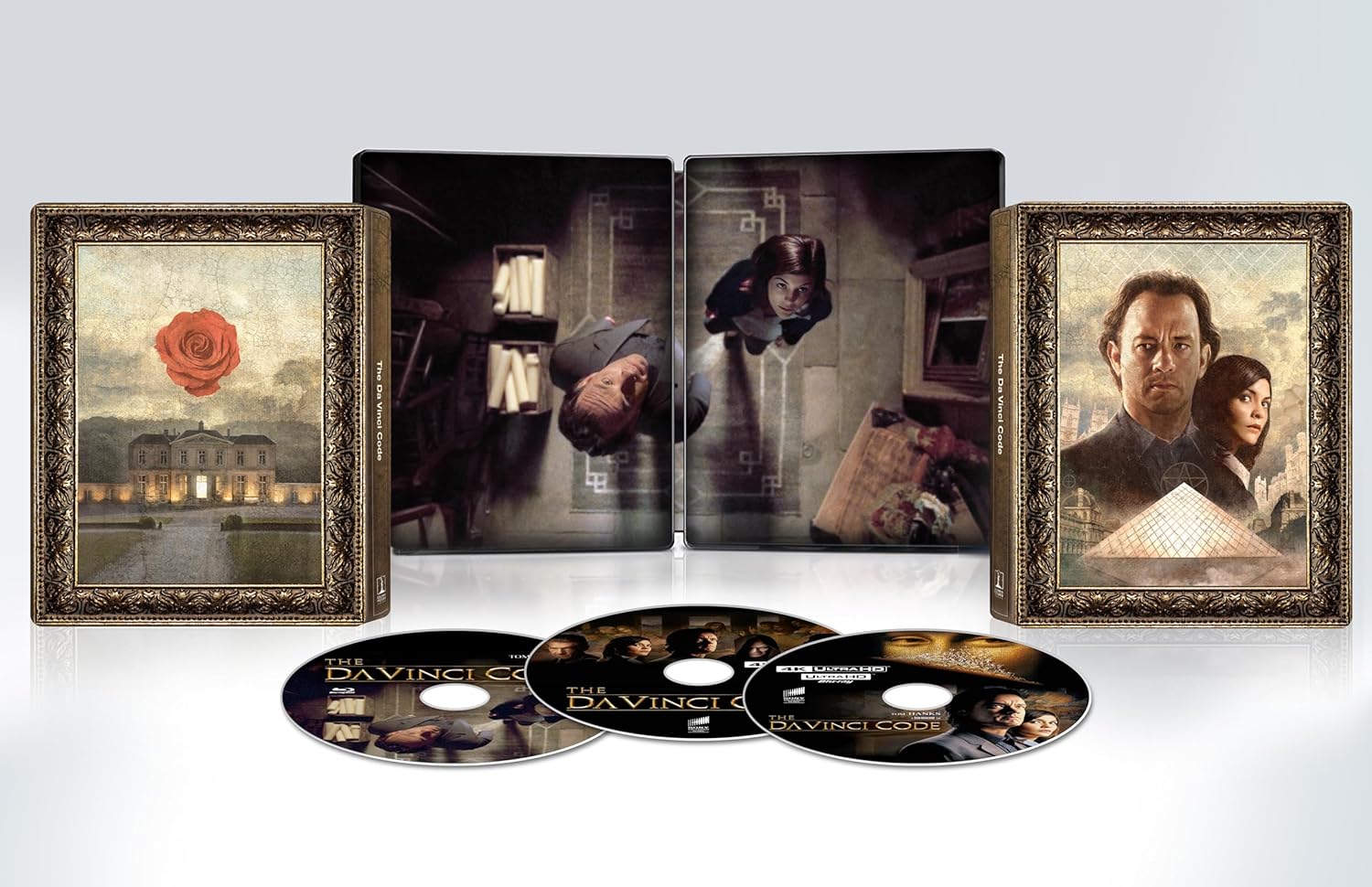 The Da Vinci Code 2006 4k SteelBook front open